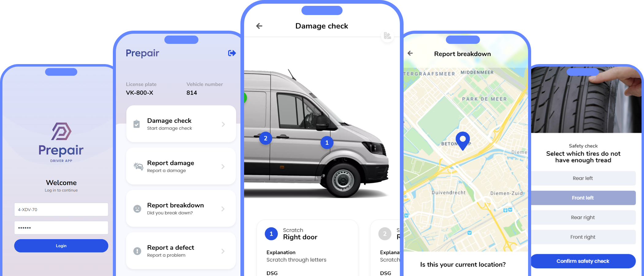 Platform: Driver app